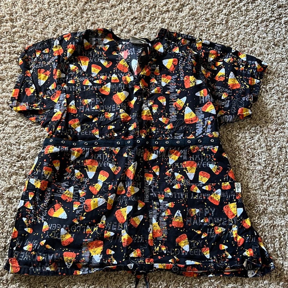 Halloween Scrub top